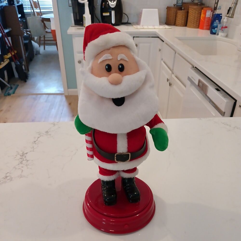 Gemmy Animated Twerking Santa 13” Singing & Dancing Figure Christmas VIDEO